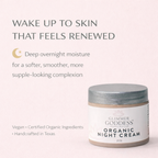 Organic Skin Renewal Night Cream 2 oz – Anti-Aging
