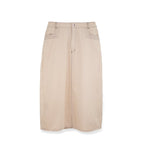 STRETCH COLORED DENIM  SKIRT