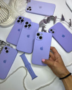 iPhone Camera Protection Silicone Case (Lilac)