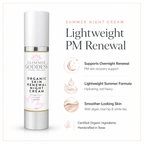 Organic Skin Renewal Night Cream 2 oz – Anti-Aging