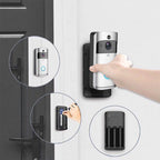V5 Smart Phone Call Visual Recording Video Doorbell Night Vision Wireless WiFi Security Home Monitor Intercom Door Bell, Standard(Silver)