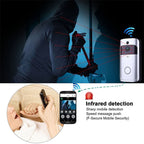 V5 Smart Phone Call Visual Recording Video Doorbell Night Vision Wireless WiFi Security Home Monitor Intercom Door Bell, Standard(Silver)