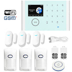 CS118   WIFI+GSM Tuya Smart Voice Alarm System Supports Amazon Alexa/ Google Assistant, Spec: Package 2