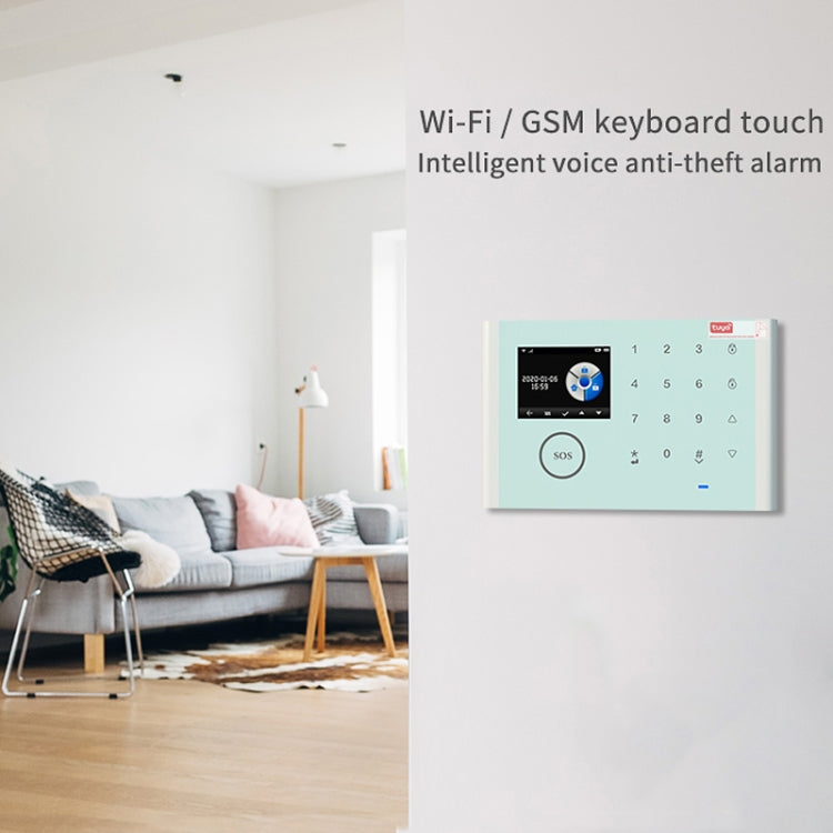 CS118   WIFI+GSM Tuya Smart Voice Alarm System Supports Amazon Alexa/ Google Assistant, Spec: Package 1
