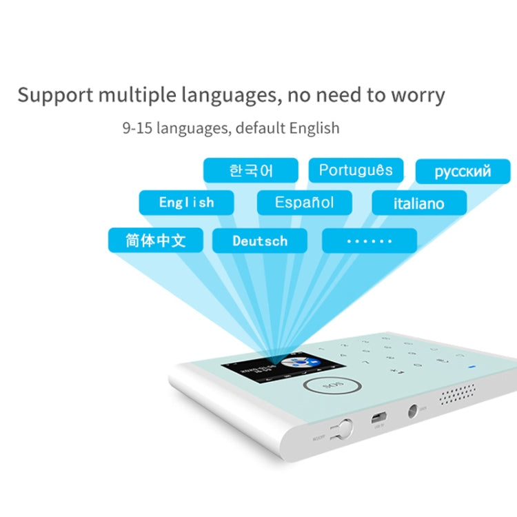 CS118   WIFI+GSM Tuya Smart Voice Alarm System Supports Amazon Alexa/ Google Assistant, Spec: Package 2