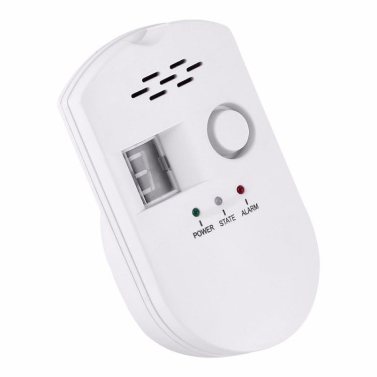 Combustible Gas Pipeline Digital Display Alarm, Specification: EU Plug