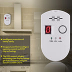 Combustible Gas Pipeline Digital Display Alarm, Specification: EU Plug