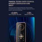 S61 Fully Automatic 3D Face Recognition Tuya Wifi Smart Fingerprint Lock Anti-theft Password Lock(Space Gray)