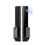 T100A  3D Face Recognition Fingerprint Code Card Digital Door Lock(Space Gray)