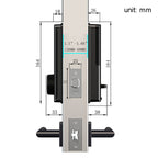 C87 Automatic Fingerprint Lock Entry Door Password Smart Lock(Black)