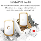 CACAZI C20 Two To Three Wireless Pager For The Elderly Home Care Waterproof Emergency Pager, EU Plug(Silver)