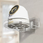 Traceless Wall Mounted Camera Bracket Home No-Punch Surveillance Rack Router Shelf(Transparent)
