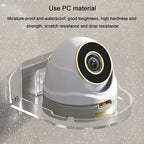 Traceless Wall Mounted Camera Bracket Home No-Punch Surveillance Rack Router Shelf(White)