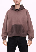 BROWN SUNFADE HOODIE