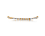 Delicate Yellow Gold Plated Tennis Bracelet