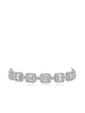 Baguette CZ Framed Rectangle Bracelet