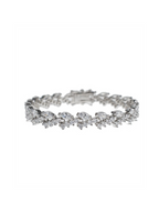Round and Marquise CZ Bracelet