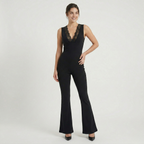 V-Neck Jumpsuit