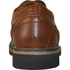 VANGELO Boy VALLO-1PKID Dress Shoe Formal Tuxedo for Prom & Wedding Brown Matte