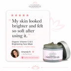 Organic Vitamin C & E Brightening Face Mask
