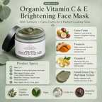 Organic Vitamin C & E Brightening Face Mask