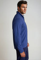 Voey Quarter Zip Sweatshirt - Tokyo Blue