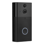 VESAFE HD 720P Security Camera Smart WiFi Video Doorbell Intercom, Support TF Card & Infrared Night Vision & Motion Detection App for IOS and Android(With Ding Dong/Chime)(Black)