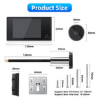 SN520AD 3.5 inch Screen 2.0MP Security Camera Digital Peephole Door Viewer (Black)