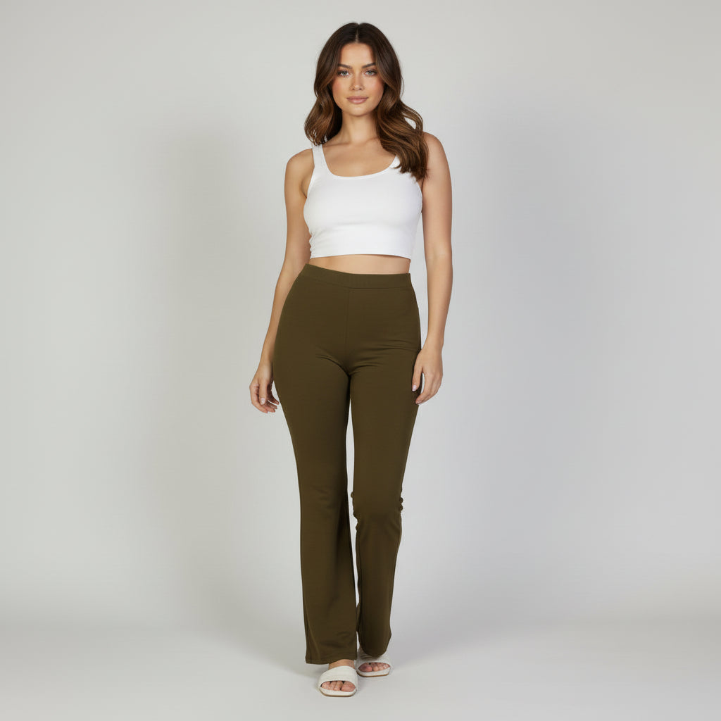 High Waisted Flare Pants