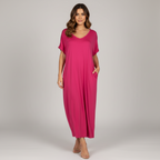 Batwing Pocket Maxi Dress