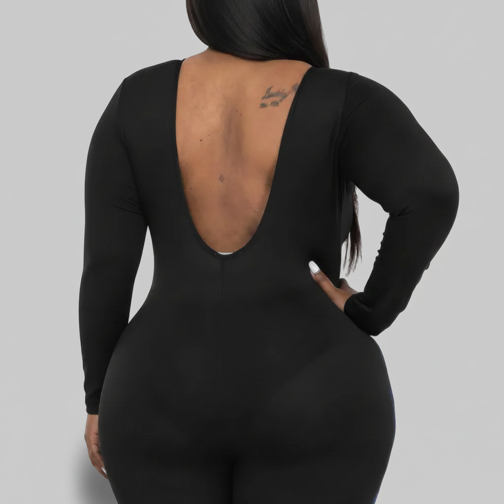 Plus Size Bodycon Jumpsuit