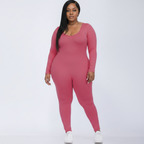 Plus Size Bodycon Jumpsuit