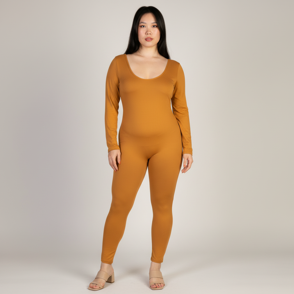 Plus Size Bodycon Jumpsuit