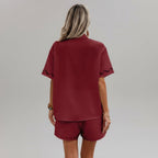 Casual Button Two-Piece