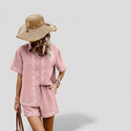 Casual Button Two-Piece