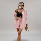 Casual Button Two-Piece