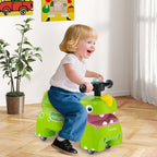 Toddler Ride on Toy Walking Sliding Car with Lights and Music Green