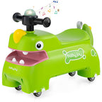 Toddler Ride on Toy Walking Sliding Car with Lights and Music Green