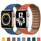 Leather Link Apple Watch Bands