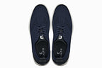 CALTO - X2214 - 2.4 Inches Taller (Night Blue/Black) - Lace Up Casual Walker - Lightweight