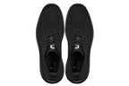 CALTO - X2631 - 2.8 Inches Taller (Black/Black Sole) - Lace Up Casual Walker - Lightweight