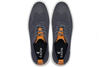 CALTO - X2636 - 2.8 Inches Taller (Iron Grey/Brown) - Lace Up Casual Walker - Lightweight