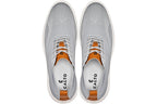 CALTO - X2637 - 2.8 Inches Taller (Pewter Grey/Brown) - Lace Up Casual Walker - Lightweight