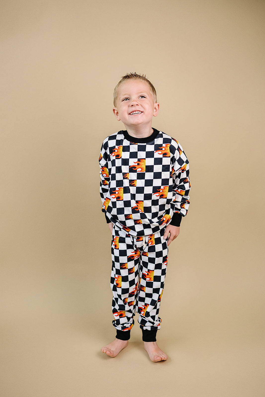 Jogger Set | Checker Blaze