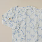 Blue Belle Ribbed Bamboo Zippy Pajamas