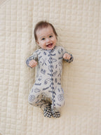 Bamboo Zip Romper | Home Run