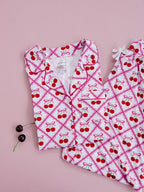 Bamboo Women's Pajamas | Cherry Bow