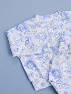 Jogger Set | Blue Flowers