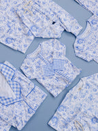 Shorts Set | Blue Flowers