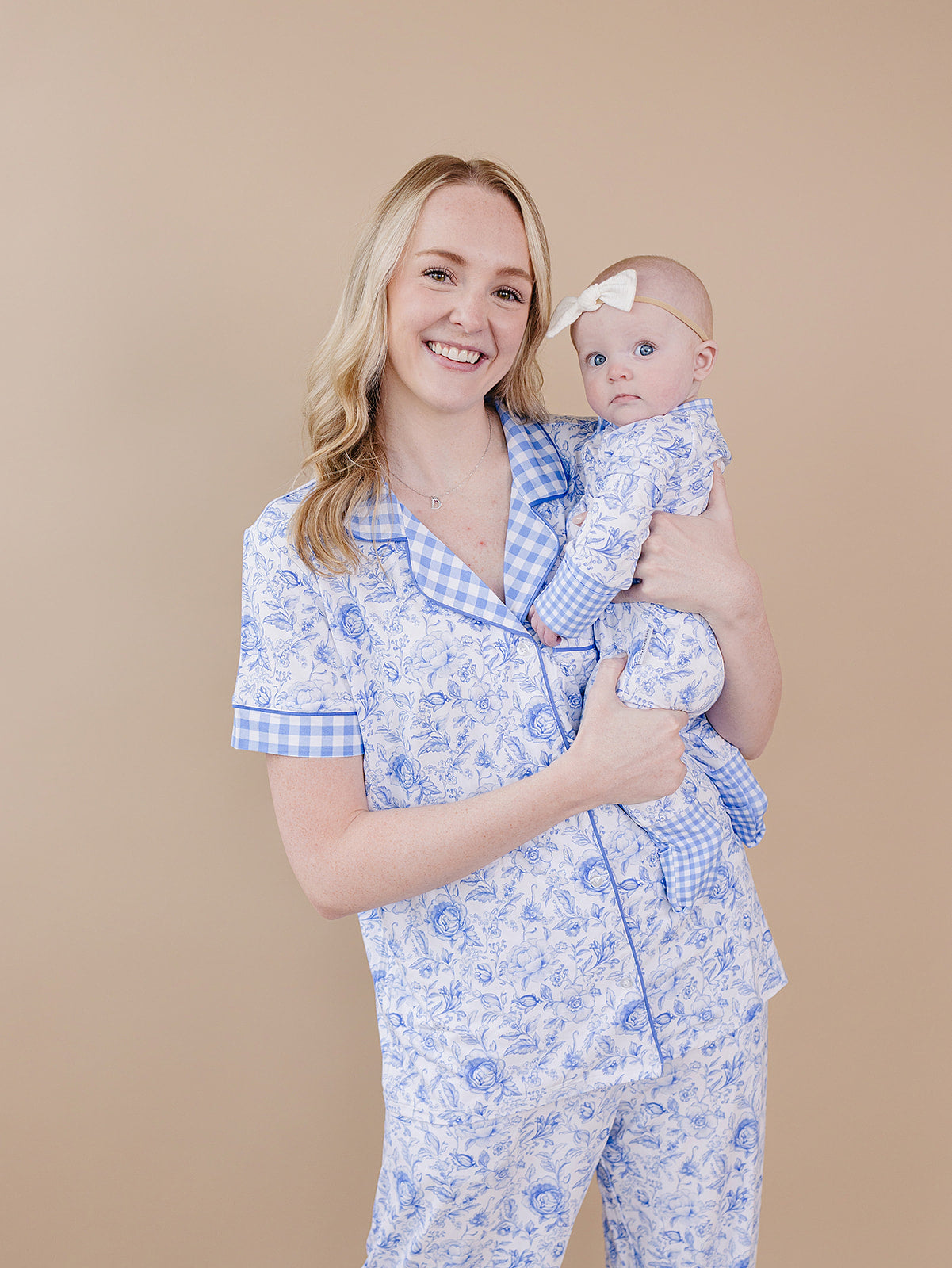 Bamboo Women's Pajamas| Blue Flowers